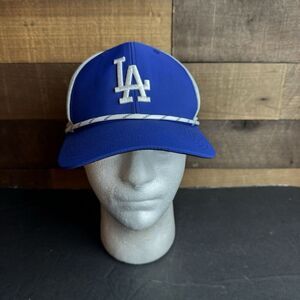 Los Angeles Dodgers '47 Brand Burden Trucker Mens Royal Snapback Hat‎